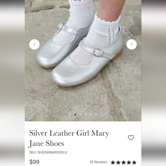 Silver Kids Shoes - Picture 7 of 7
